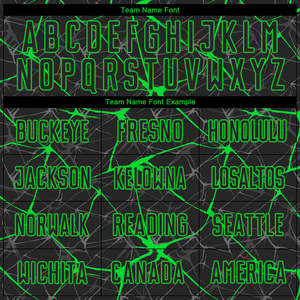 Maillot de football personnalisé vert néon noir motif éclair électrique Tenue de football personnalisée Vêtements d'entraînement Kit de sport d'équipe - Product Image 6