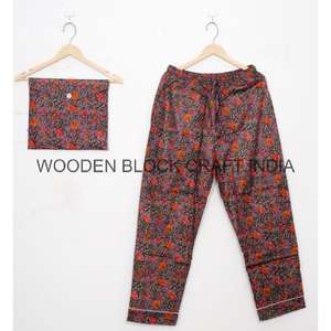 ชุดนอนผ้าฝ้ายคอวีลายดอกไม้สำหรับผู้หญิง สไตล์ลำลองสำหรับฤดูร้อน ชุดนอนยาวเซ็กซี่ ชุดนอนเพื่อนเจ้าสาว - Product Image 4