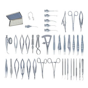 Juego de Microcirugía Ocular de Alta Calidad para Extracción Manual de Cataratas Extra Capsulares, Acero Inoxidable, Certificado CE Clase II Dentric - Product Image 1