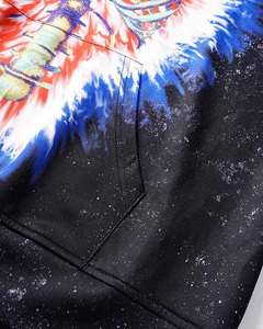 Men's Hooded Sweatshirt <b>Skeleton</b> Print Sublimation Regular Fit Casual Autumn Knitted Polyester <b>Hoodie</b> Sweatshirt - Product Image 5