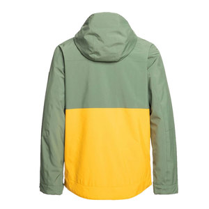 Veste de ski et de snowboard d'hiver pour hommes, capuche amovible, imperméable, coupe-vent, fermeture éclair, imprimé léopard, couleurs personnalisables - Product Image 2
