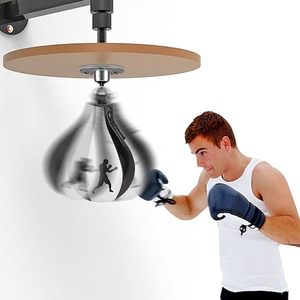 Kit de sac de vitesse pour la boxe et sac de vitesse en cuir premium avec rotation à 360° °   Tête pivotante et gonfleur faciles à installer et à utiliser, améliorant la performance - Product Image 1