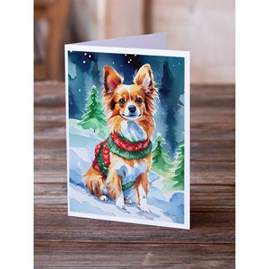 Papillon Lunatique A7 Taille 5x7 Cartes Vierge Paquet de 8 Cartes de Voeux de Noël avec Enveloppes - Product Image 2