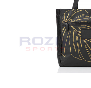 Sac fourre-tout en coton 100% uni de haute qualité, imprimé avec un logo personnalisé par sublimation, réutilisable pour les courses, avec poignée en corde, utilisable en toutes saisons - Product Image 5