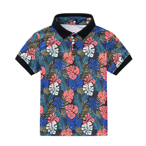 Ropa de niño para la temporada de verano, camisetas polo casuales para niños, diseño personalizado, camisetas polo a rayas de algodón suave premium para niños. - Product Image 5
