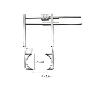1 unidad de espéculos oftálmicos Lieberman de titanio inoxidable para párpados, instrumento oftálmico para UCI - Product Image 1