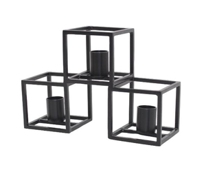 Portavelas de Aluminio Estilo Nórdico, Escandinavo Moderno Minimalista, Hecho a Mano, Impresión UV, Impermeable, Decoración de Mesa, Centro de Mesa - Product Image 5