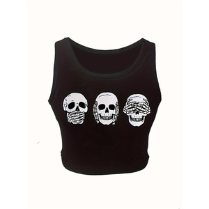 Débardeur de fitness unisexe en polyester/coton uni, sans manches, maille respirante, tricoté, anti-boulochage, col rond, style streetwear, personnalisable - Product Image 1