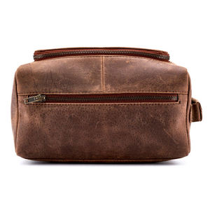 Bolsa de Aseo Personalizada de Doble Compartimento, Bolsa de Cosméticos de Moda con Monograma y Cierre de Cremallera con Diseño de Piedras, Kit Dopp. - Product Image 4