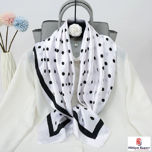 Custom Printed Long <b>Scarf</b> Soft Fabric White Label Low MOQ OEM ODM Textile Manufacturer for Fashion Brands Bali - Product Image 2