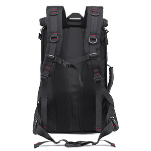 Mochila de Cuero Convertible, Interior de Nailon Impermeable, Bolsillo con Cremallera, Unisex, 20-35L, Estilo Normcore Minimalista, Mochila de Viaje - Product Image 2