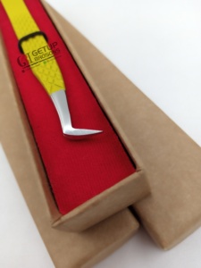 Pinzas de extensión de pestañas de acero inoxidable con recubrimiento de polvo amarillo de volumen ruso, logotipo personalizado, herramientas de belleza, diamante - Product Image 4