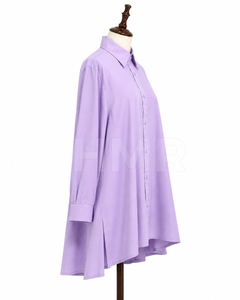 ชุดเดรสเชิ้ตแขนยาวคอปกพับได้ HMR Sorority Sisterhood พร้อมกระดุม  ไซส์พลัส  คอปกเสื้อแบบทูนิค มีกระเป๋า - Product Image 3