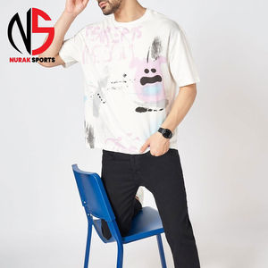 Camisetas Personalizadas al por Mayor para Hombre, de Manga Corta, Estilo Vintage, 230 g/m², de Poliéster/Algodón, Fabricantes de Camisetas con Etiqueta Personalizada - Product Image 4