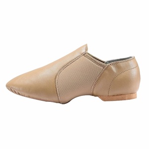 Chaussures de danse jazz Baifa Enterprises BFA-786 en cuir, à enfiler, talon plat, doublure en coton, semelle en caoutchouc, pour femmes/hommes, taille 7.5-8 - Product Image 5