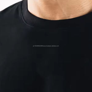 T-shirt de sport personnalisé pour homme - 100 % coton, manches courtes pour la course, la gym et les loisirs, Nouveauté 2026, T-shirt vierge pour homme 2026 - Product Image 5