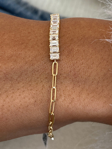 10K 14K 18K <b>Gold</b> Lab Created Diamond Bracelet IGI Graded Sustainable Luxury Jewelry <b>Rose</b> White Yellow <b>Gold</b> - Product Image 6