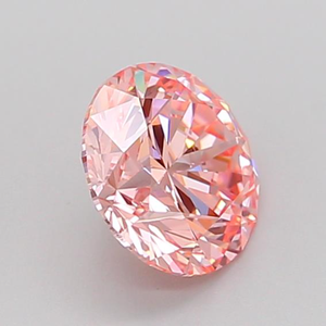 Diamant rose rond de 1 carat, coupe exquise, rare, de couleur fantaisie, brillant, diamant non monté pour des créations de bijoux de luxe sur mesure - Product Image 3