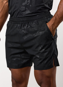 Shorts de sport décontractés pour hommes, longueur genou, été-automne, séchage rapide, respirants, écologiques, avec cordon de serrage, confortables, couleur unie, service OEM - Product Image 4