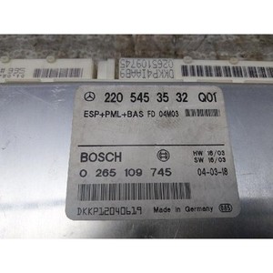ECUs et modules informatiques d'occasion de classe S 2205453532 pour modèles 2002-2005, excellent état, Allemagne - Product Image 4