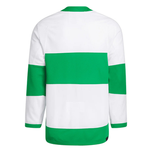 เสื้อฮอกกี้น้ำแข็งโพลีเอสเตอร์ 100% แบบ OEM สั่งทำพิเศษ ระบายอากาศได้ดี พร้อมปักชื่อทีมตามสั่ง สำหรับนักฮอกกี้ ชุดกีฬาแบบสั่งทำ - Product Image 2