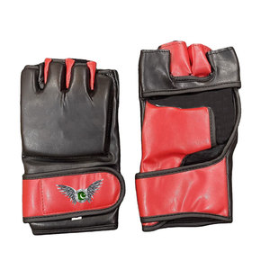 ถุงมือ MMA ระบายอากาศได้ดี พร้อมแผ่นรองรับแรงกระแทก ถุงมือต่อสู้ MMA แบบกำหนดเองสำหรับการฝึกซ้อมในยิมและฟิตเนส ถุงมือ MMA หนังพรีเมียม - Product Image 1