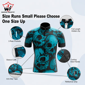 Custom Team Uniform WARPRO Unisex Performance <b>Cycling</b> Jersey Kit Gel <b>Padded</b> <b>Shorts</b> Breathable Quick Dry 100% Polyester - Product Image 3