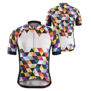 High Quality Breathable Custom Design Quick Dry Breathable Eco Friendly Customizable Digital Printing <b>Cycling</b> Jerseys - Product Image 1