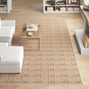 Alfombra india moderna de yute tejida a mano, diseño marroquí, redonda y ovalada, para el hogar u oficina, en colores naturales. - Product Image 5
