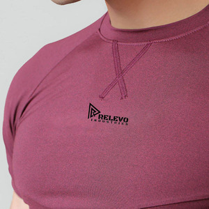 High Quality Manufacturers Men Gym Wear Workout Training T Shirts Ringer Polyester/Cotton Quick Dry Breathable Gym T Shirts - Product Image 5