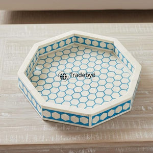 Posavasos Moderno Hecho a Mano con Incrustaciones de Hueso, Calidad Premium, Elegante Adorno para Mesa de Bebidas, Ideal para Regalo, por Tradebyd - Product Image 2