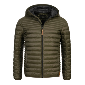 <b>Men</b>’s Premium Cold Weather Quilted Insulated <b>Hooded</b> Puffer <b>Jacket</b> - Product Image 6