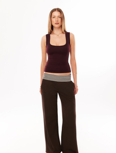 Women's Casual High Waist Joggers Loose Fit Straight Leg Draped <b>Trousers</b> with Elastic Waist <b>Drawstring</b> Solid Yoga Pants - Product Image 6