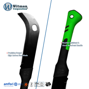 GETTA TOOLS M500 Industrial Grade Agriculture Tool Bush Sickle Billhook Brush Hook SK5 <b>Blade</b> <b>Sharpened</b> Edge Nylon Fiberglass TPR - Product Image 4