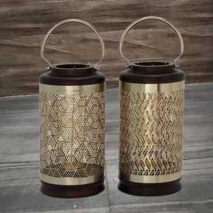 ตะเกียงโลหะหรูหราพร้อมลวดลายฉลุ สำหรับตกแต่งภายในและภายนอกอาคาร - Product Image 1