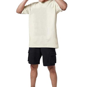 เสื้อยืดผู้ชายทรงโอเวอร์ไซส์ ล้างสีแบบแอซิดวอช ทรงหลวม สไตล์สตรีทแฟชั่น เนื้อผ้านุ่ม สวมใส่สบาย เหมาะสำหรับใส่ลำลองและใช้ในชีวิตประจำวัน - Product Image 4