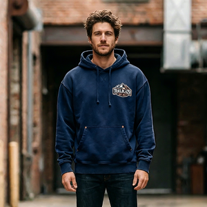 Fabricants de sweats à capuche personnalisables de luxe pour hommes en coton uni avec logo brodé sur mesure - Product Image 1