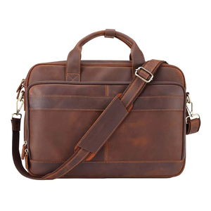 Servicio OEM ODM, Bolsos de Oficina de Cuero Genuino, Precio al por Mayor, Diseño Personalizado, Bolsos de Cuero para Trabajo de Oficina - Product Image 1