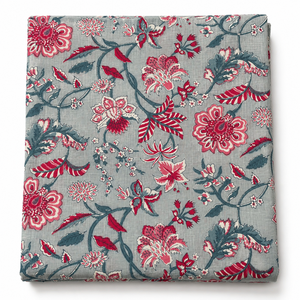 Tela de Algodón con Estampado Floral para Vestidos, Kurtis y Decoración del Hogar - Product Image 1