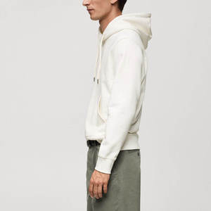 Sudadera con Capucha Verde Claro para Hombre, Corte Regular, 100% Algodón, Felpa, con Bolsillo Frontal con Logotipo, Informal, Invierno, Servicio OEM - Product Image 3