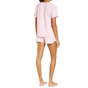 Conjunto de Dos Piezas para Mujer, Diseño Minimalista con Logotipo, Cuello Redondo, Ropa de Verano para Exteriores, Material de Alta Calidad, Tela Suave - Product Image 2