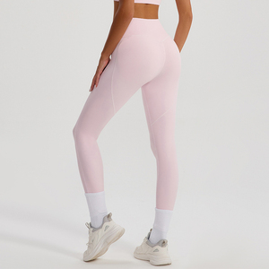 Professional Manufactures 100% <b>Top</b> High Quality Women Yoga Leggings Solid Legging Sportswear Custom Clothing Export Line - Product Image 2
