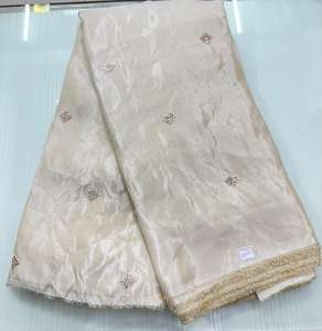 Tela Premium Transpirable, Ecológica, de Secado Rápido, Teñida, de Viscosa, con Bordado de Cuentas Originales, para Bolsos de Niñas Medianos - Product Image 1