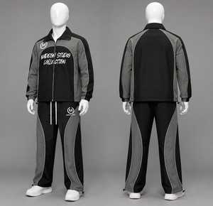 Ensemble de survêtement pour homme, coupe-vent, léger, respirant, pour l'entraînement sportif, la course à pied, le sport de rue, style décontracté - Product Image 4