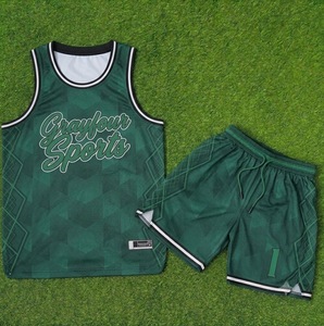 Ensemble de maillots de basket-ball Team Next, 100% polyester respirant, impression sublimée, design de couleur personnalisé pour l'entraînement et la compétition - Product Image 3