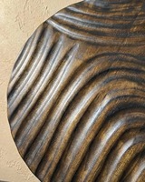 Dekorasi Dinding Kayu Art Deco Buatan Tangan Modern, Elegan dan Mewah untuk Rumah, Hadiah Diwali
