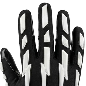 American Football X2 Gloves Raised Lightning-<b>Bolt</b> Grip Overlays Reinforced finger structure Padded American Football Gloves Men - Product Image 3