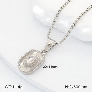 Pendentif de Noël classique en forme d'animal pour femme, en acier inoxydable 304 avec finition plaquée or 18 carats, avec élégante chaîne en boîte - Product Image 1