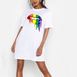 Oversized Black Women's T-<b>Shirt</b> <b>Photo</b> Print Front Design Short Sleeve O-Neck Casual Knitted Polyester Custom Logo Quick Dry - Product Image 2
