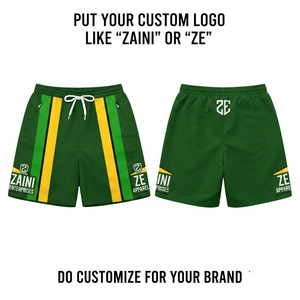 180 GSM Polyester Taslan <b>Windbreaker</b> Shorts Blue All Over Sublimation Custom Logo Lightweight Wear Nylon <b>Windbreaker</b> Shorts - Product Image 5